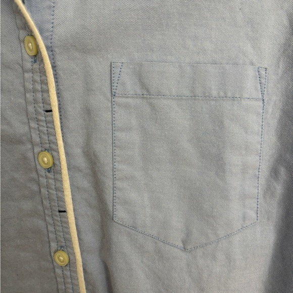 Blue Button-Down Women’s Shirt - Banana Republic - Picture 7 of 8